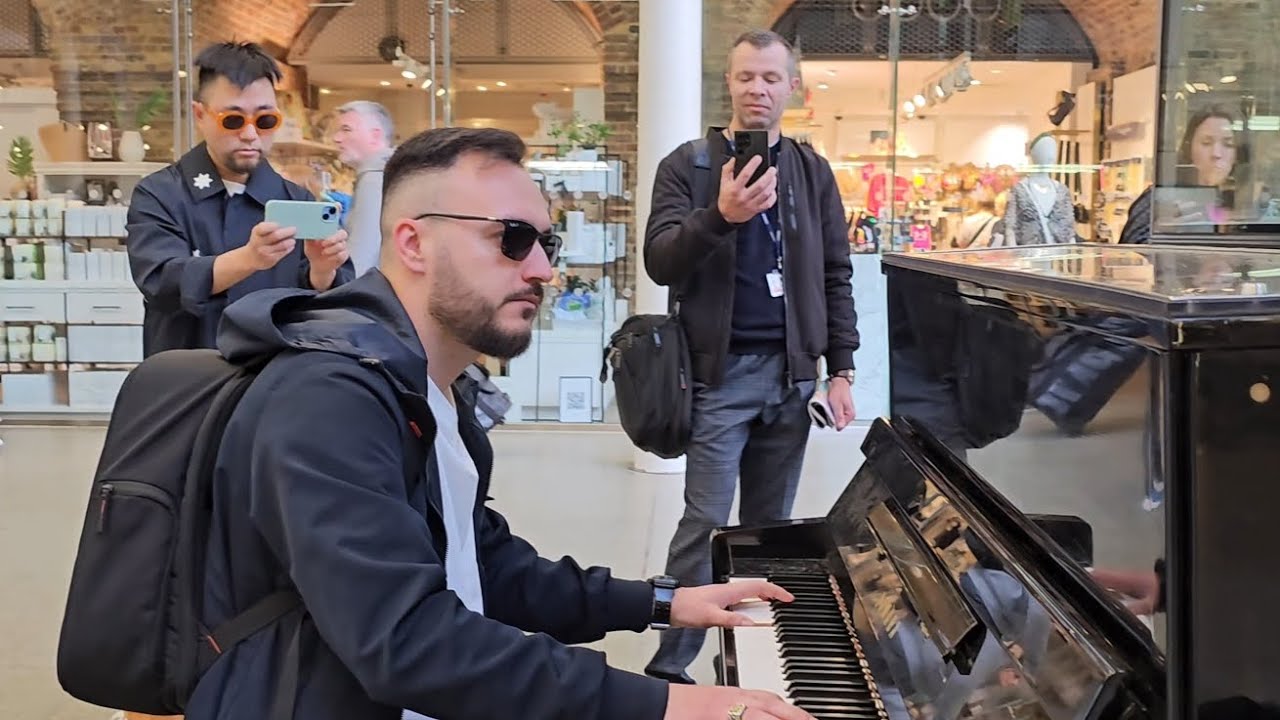Epic Gangsta Songs On Train Station Piano