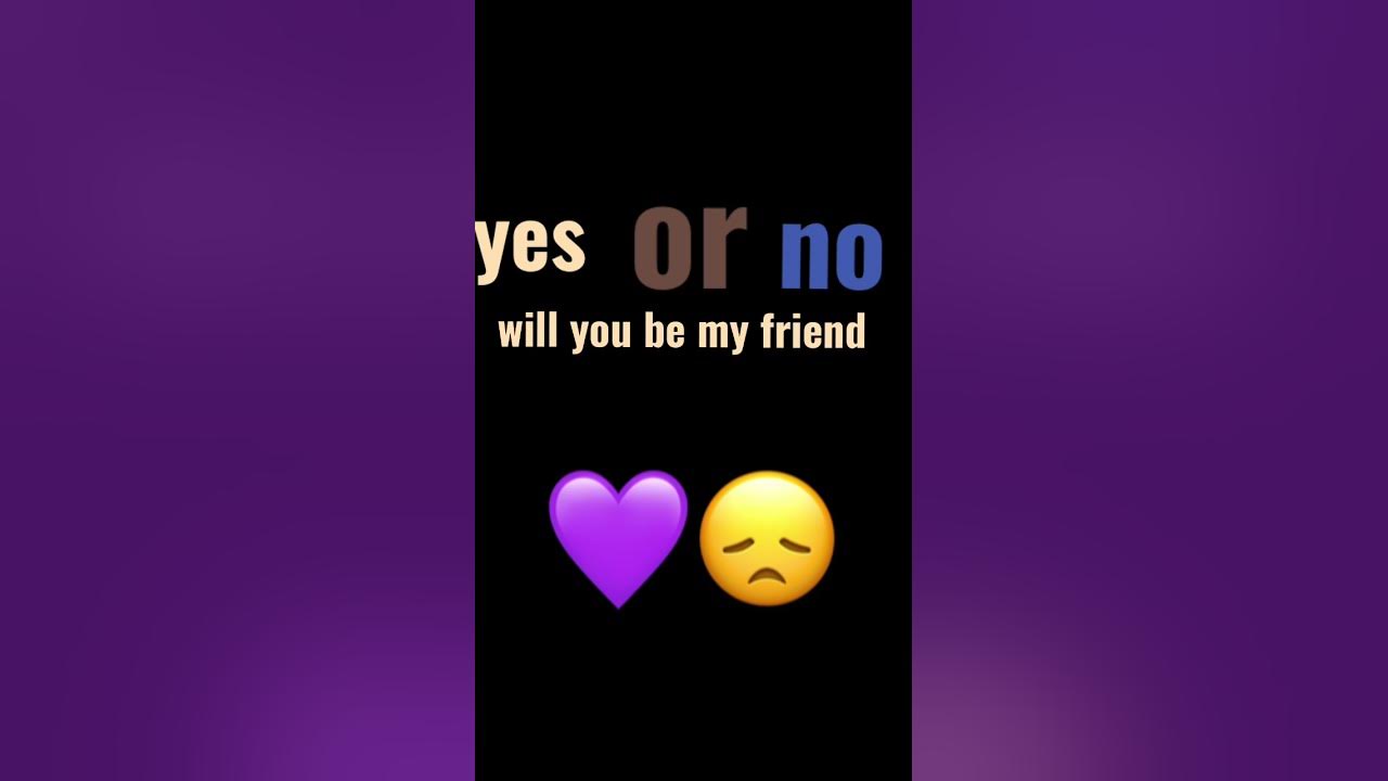 would-you-be-my-friend-youtube