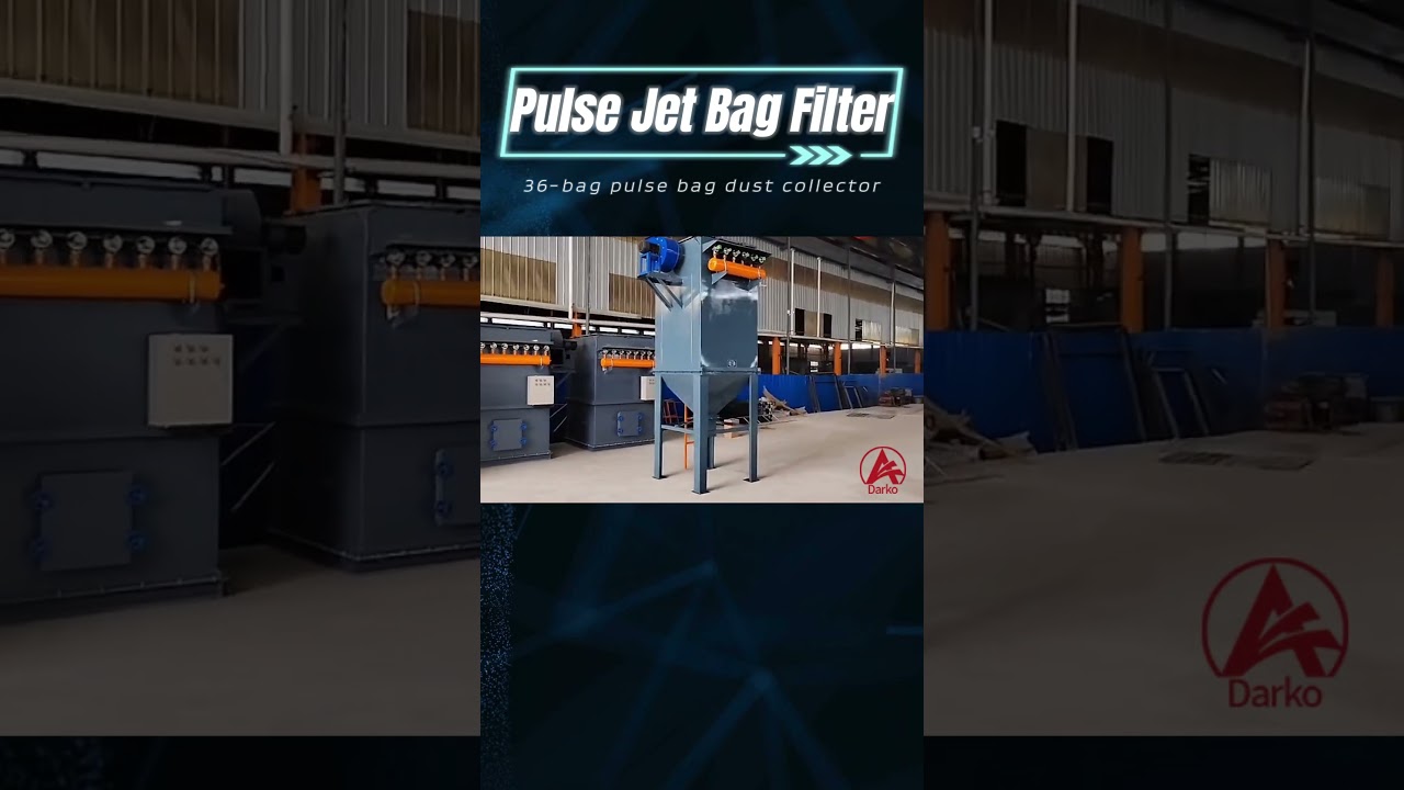 Dust Control Made Easy: Darko’s 36-Bag Pulse Jet Bag Filter 