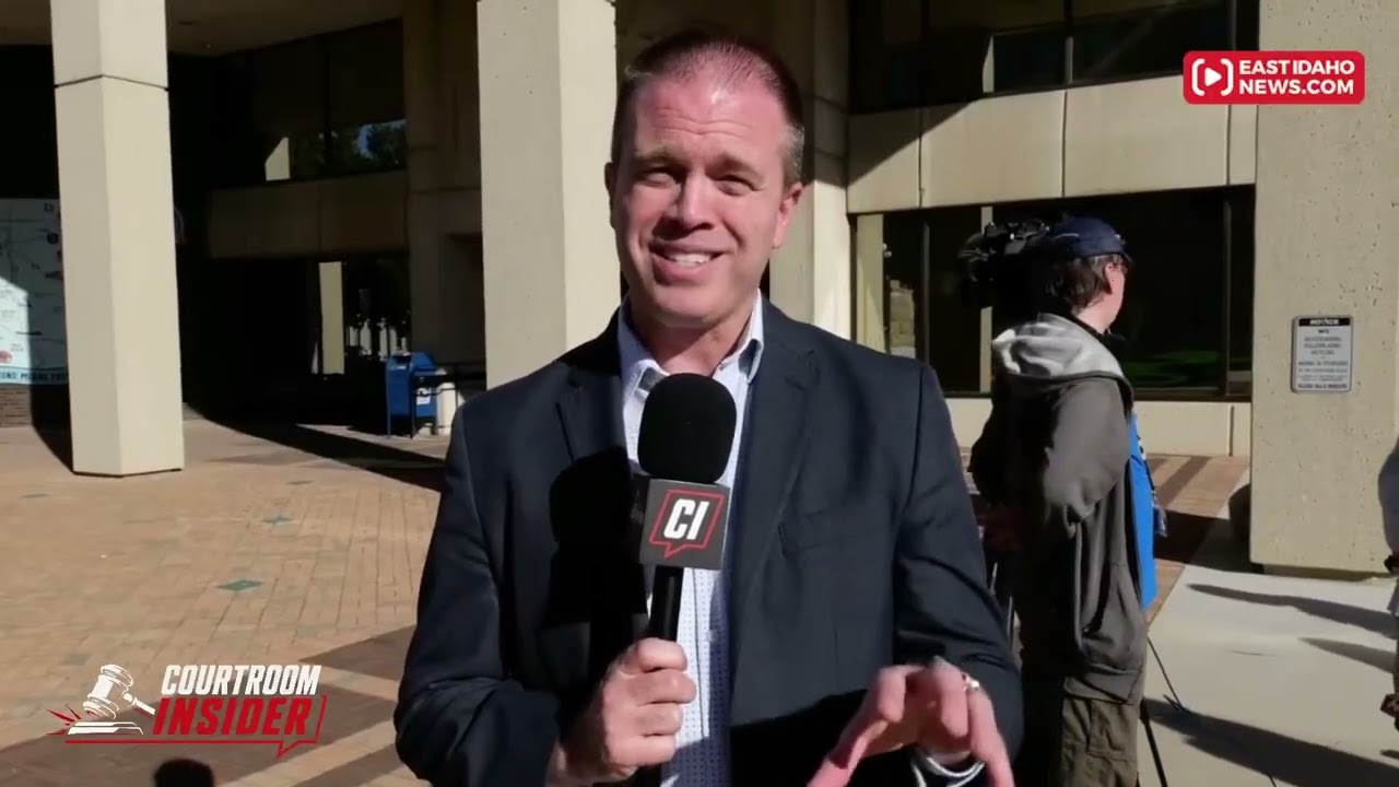 Watch what happened outside the courthouse after Caleb Flynn was sentenced for the death of his wife