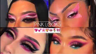 TOP 20 MAKEUP VIDEOS TUTORIALS | PINK LOOKS 💖💕🌸💝🐽🌷🎀