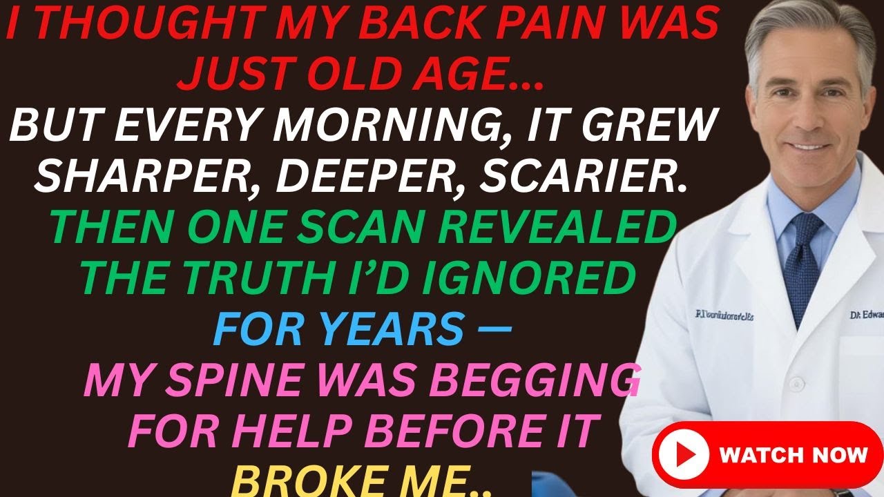I Thought My Back Pain Was From Aging — But It Was My Spine Begging for Support.