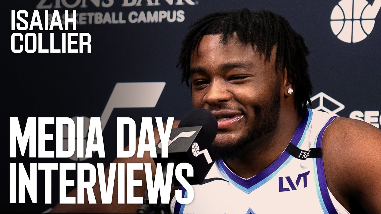 ISAIAH COLLIER 2025/26 Media Day Availability 🎙️ | UTAH JAZZ
