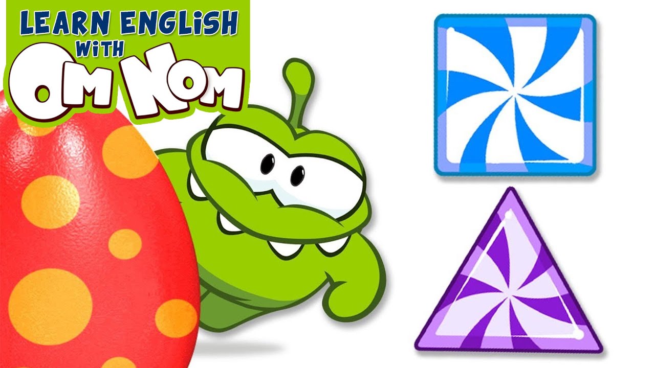 Giant Surprise Eggs Toys Teaching Shapes | Learning Cartoons for Children by Om Nom