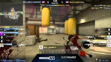 NetcodeGuides.com vs. Reliable Gaming - ESEA Invite S16 - de_nuke