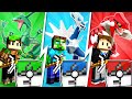 One Color POKEMON Lucky Block RACE in Minecraft