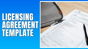 Licensing Agreement Template - How To Fill Licensing Agreement