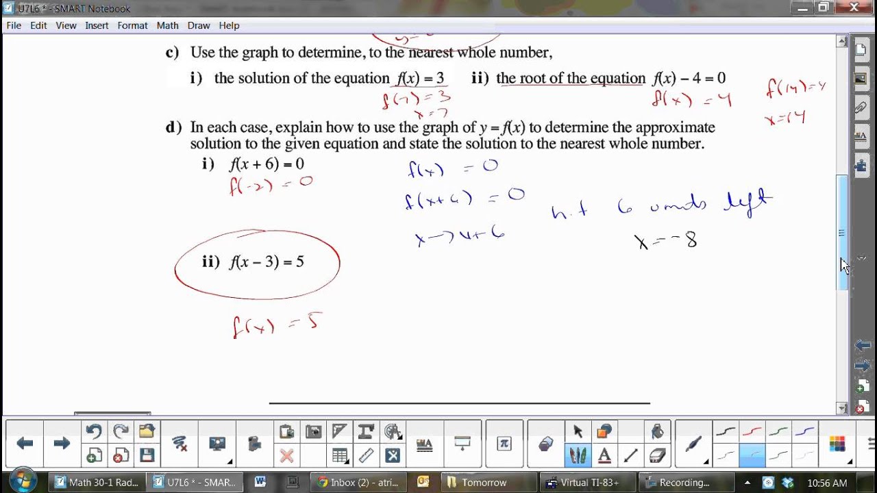 U7l6 solving radical and rational functions youtube