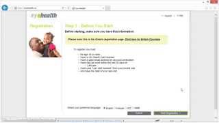 Excelleris my ehealth Demo - Ontario