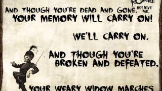 Welcome To The Black Parade - My Chemical Romance Lyrics Welcome To The Black Parade - My Chemical Romance Lyrics