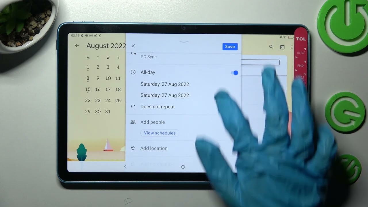 How To Add Event To Calendar On TCL 10 TabMax Create Event Reminder how-to-add-event-to-calendar-on-tcl-10-tabmax-create-event-reminder