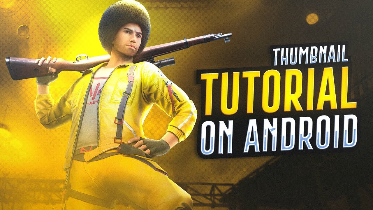 How To Make Pubg Inspired Thumbnail On Android || Gaming Thumbnail Tutorial Hindi.