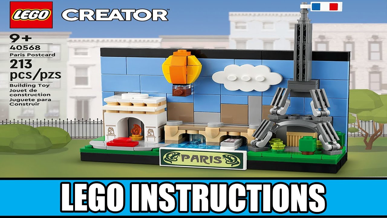 Creator - Paris Postcard LEGO instructions