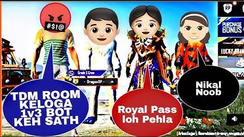 Random player call me Noob and I challenge for Room | Pubg mobile | KING YT