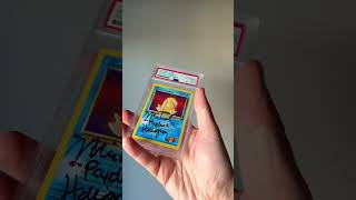 1st Ed. Misty’s Psyduck | A PSA authenticated Pokémon card sign by Michael Haigney, the voice actor!