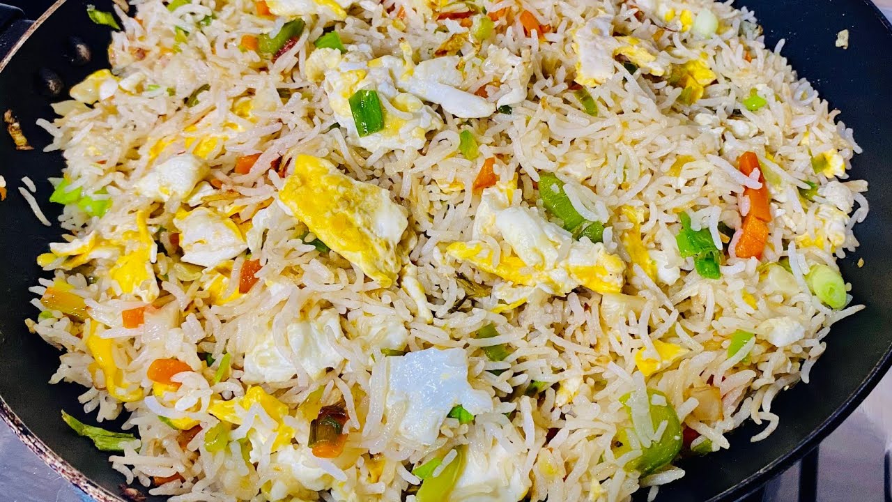 Restaurant style Egg Fried Rice Chinese Egg fried rice Roadside egg