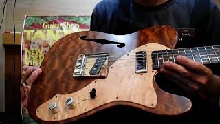 O.CRAFT #052 Sapele Thinline - guitarshoptantan （ギターショップ 