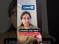 LinkedIn Job search hack , to apply to latest jobs instantly.