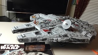 Lego Star Wars UCS Millennium Falcon Speed Build and Review