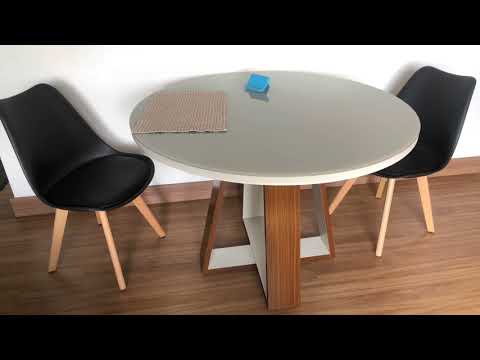 Vídeo: Mesa Extensível Redonda: Design Semi-circular Branco Em Uma Perna Para A Sala De Estar Da Malásia E Outros Fabricantes, Diâmetro 70, 80, 90, 120 Cm