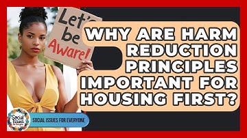 Why Are Harm Reduction Principles Important For Housing First? - Social Issues For Everyone