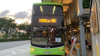 [SBST/CDGE CAMEO!!!/My Last CDGE Ride] SBS7484S on Service 166 - Volvo B9TL CDGE