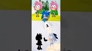 Experience with Sonic the Hedgehog Toys | Which One Is Correct ? 🤔1️⃣2️⃣ #short #toy Wealth