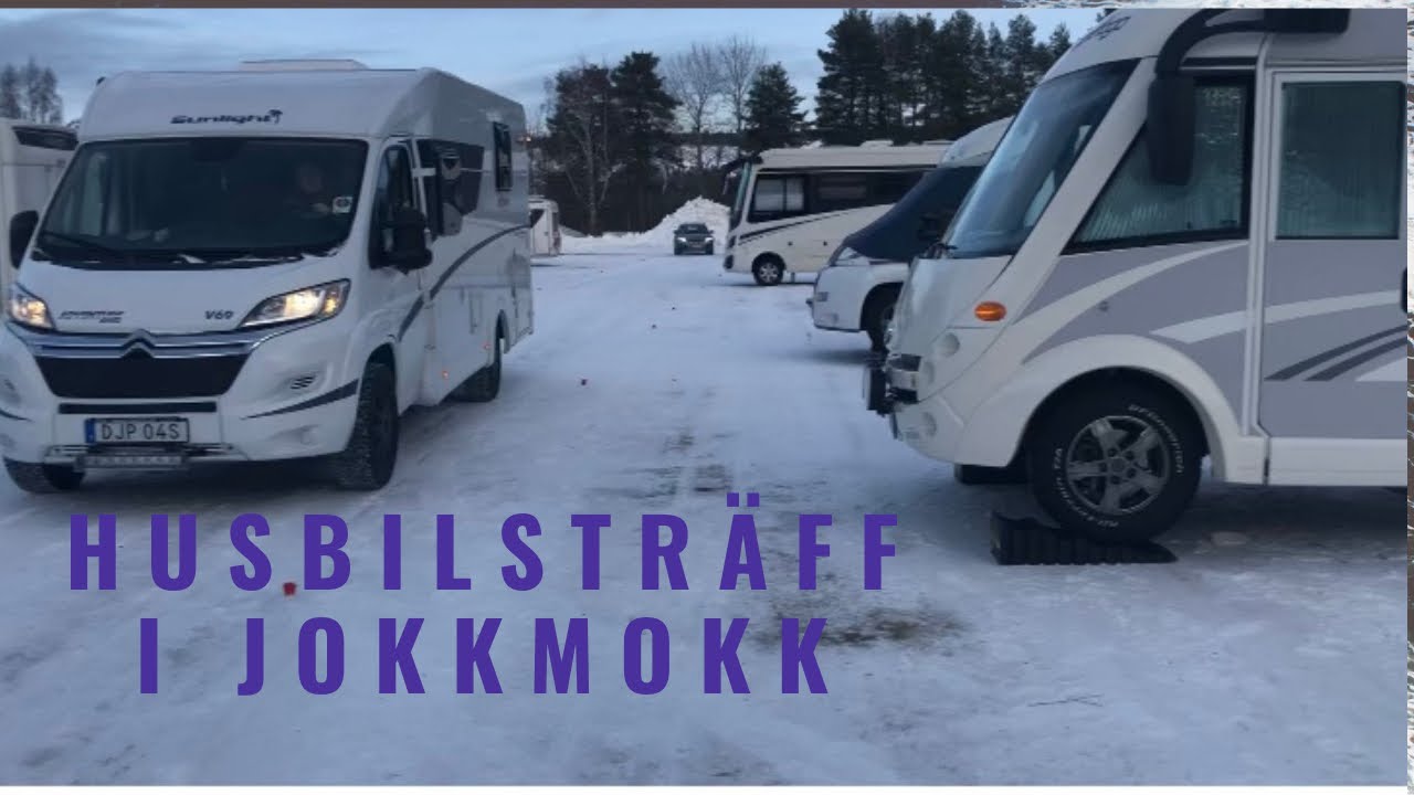Del 1 Husbilsträff i Jokkmokk som @swedenglamper  och @bobilsresormedmiakoffe-mia4089   Ordnat