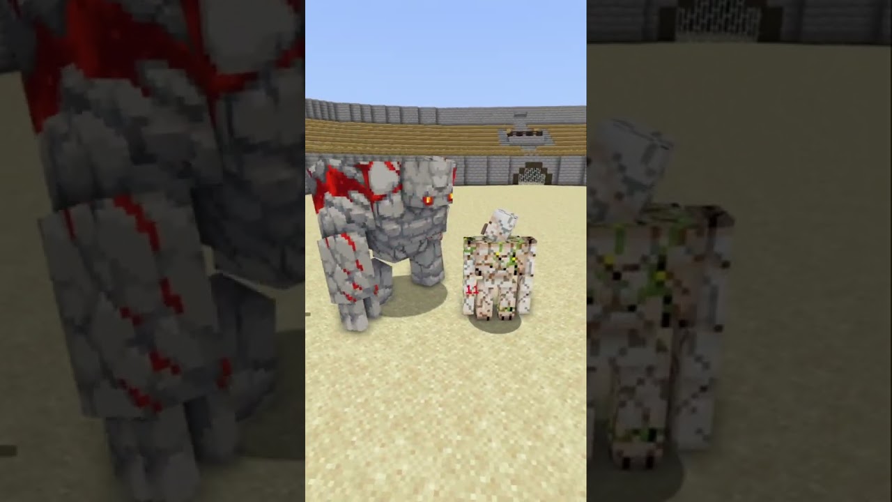 Iron Golem vs Redstone Golem #Shorts