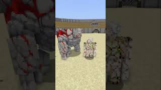 Iron Golem vs Redstone Golem #Shorts