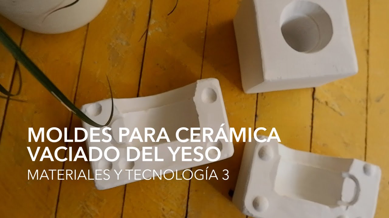 Tutorial para que aprendes a como utilizar moldes de yeso para cerámic