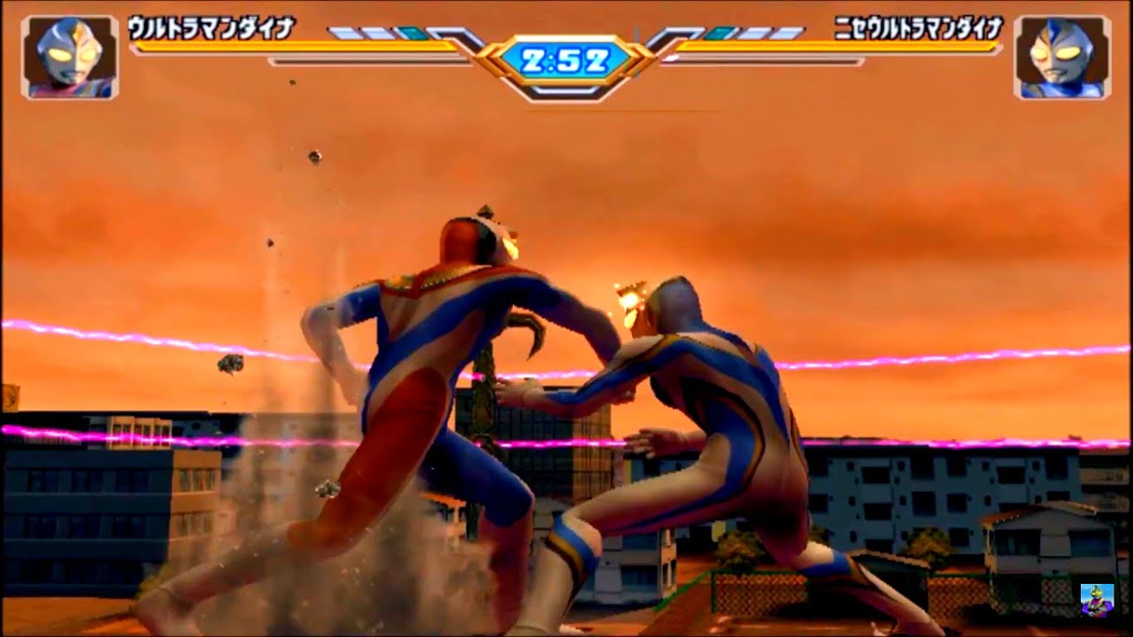 Ultraman FE3 - [Story Mode 15] Ultraman Dyna Vs Imitation Dyna !! (PCSX2)