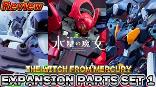 HG 1\/144 MOBILE SUIT GUNDAM THE WITCH FROM MERCURY EXPANSION PARTS SET1 Review！（BANDAI \/Gunpla）