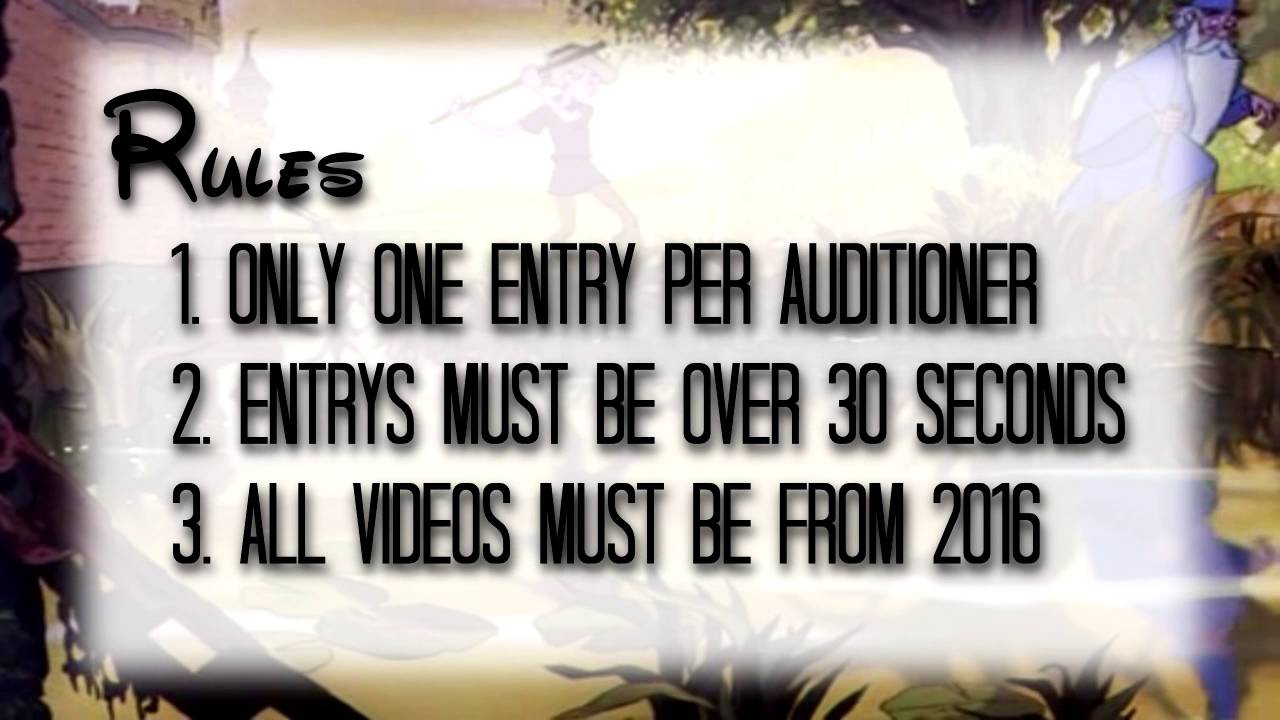 2016 Summer Auditions [Closed] - YouTube