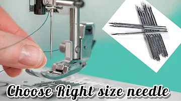 Choosing the Right Sewing Machine Needles