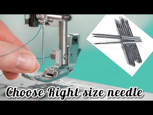 How to choose the correct sewing machine needle - New Forest Fabrics