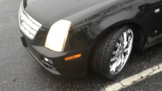 RIMTYME WINSTON-SALEM 2007 CADILLAC STS 22"BORGHINI B-19 WHEELS