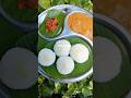"Savoring every dip: idali with chutney &amp; sambar."#breakfast #tasyfoods #homemadefood #idali