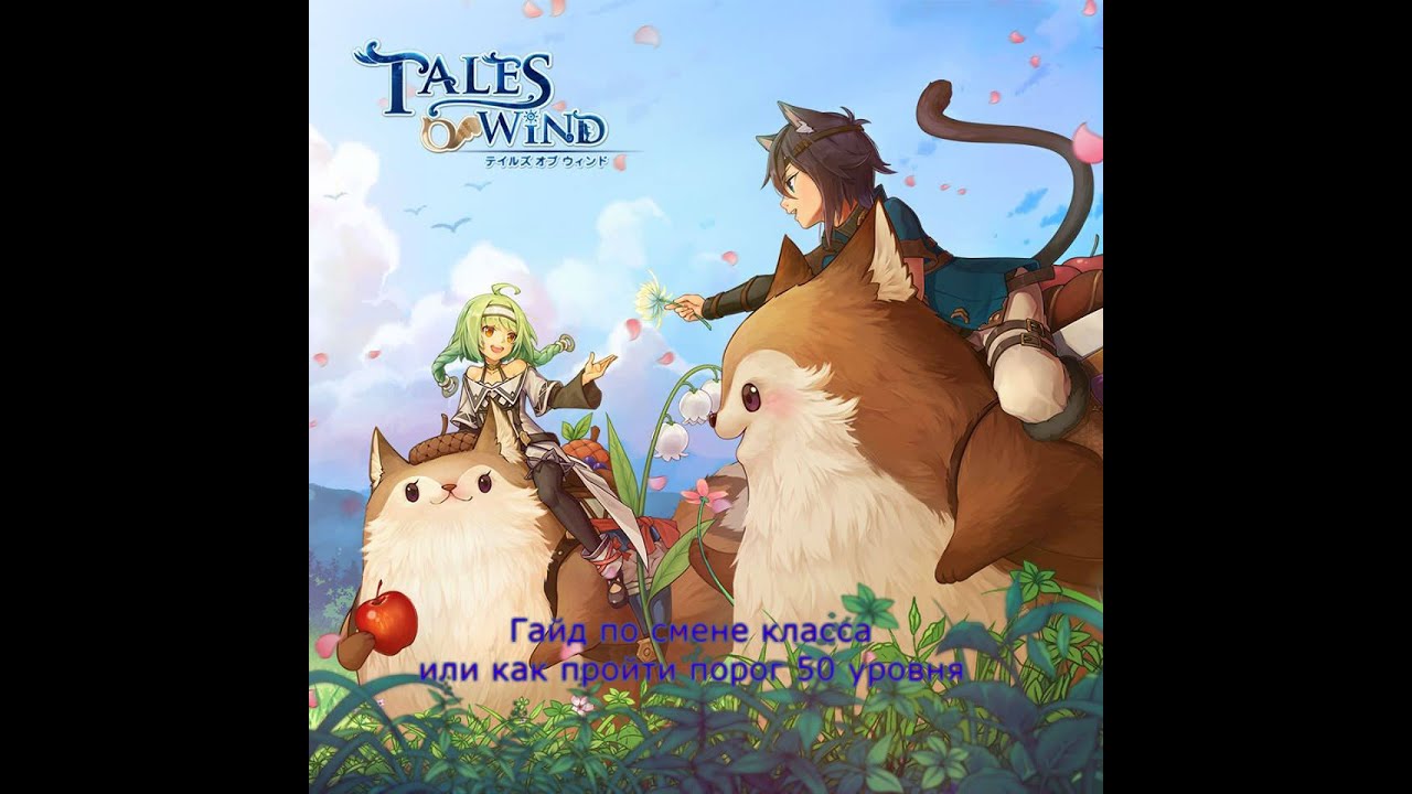 Tales of wind как сменить класс ? или как перейти порог 50 уровня?