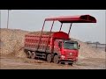 #13 Xe ben Trung Quốc làm việc NTN | China truck work | Tùng Truck