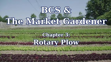 JM Fortier demonstrates the Rotary Plow attachment for BCS Two-Wheel Tractors in his Market Garden