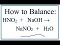 Balancing Chemical Equations Concepts