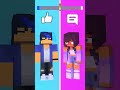 Singing Challenge 3 'No Mercy'- Aphmau VS Boys - Funny Animation #shorts #minecraft