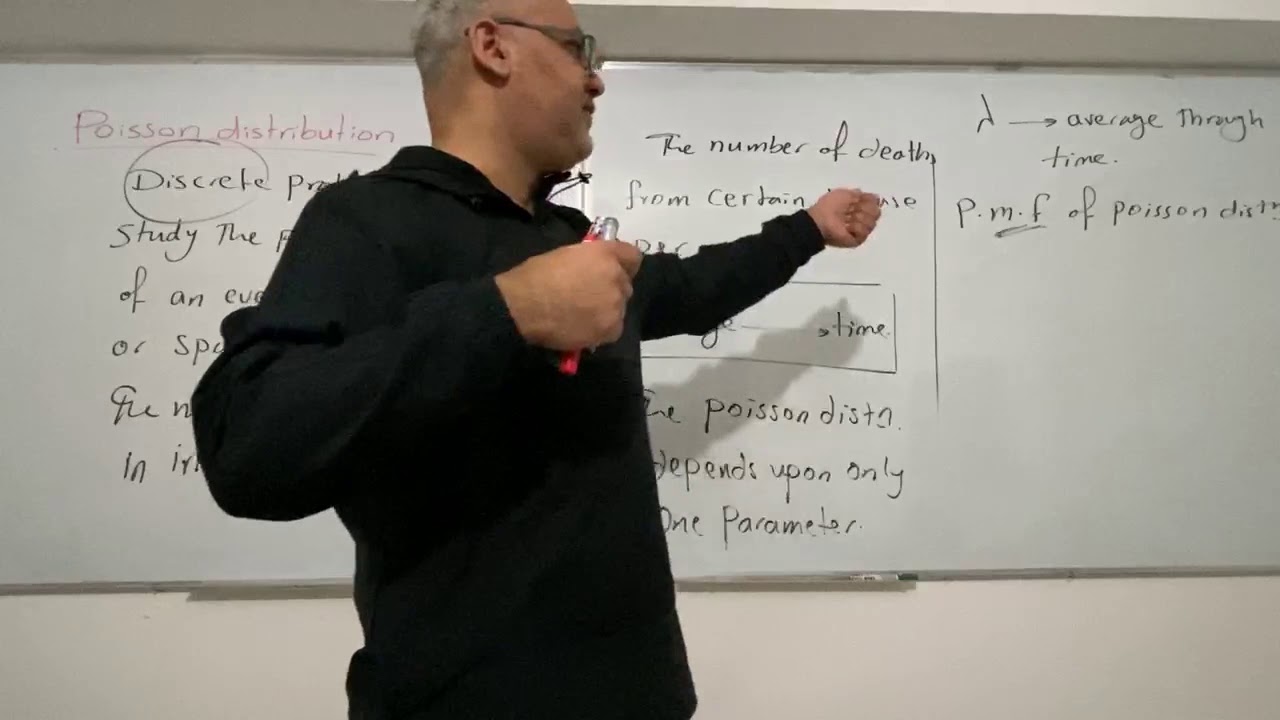 محاضرة ﴿16﴾ الشبتر السابع-(biostatistics). التوزيعات الإحتمالية