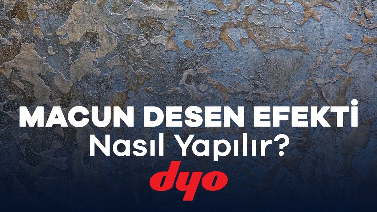 Macun Desen Efekti Nasıl Yapılır? -  Efekt Desen Çalışmaları