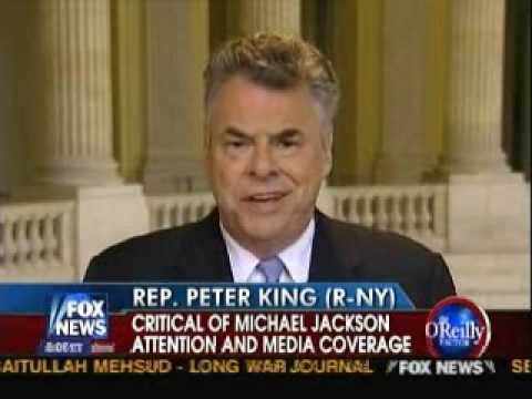 Rep. Peter King On "O'Reilly" - Stands By MJ Comme...