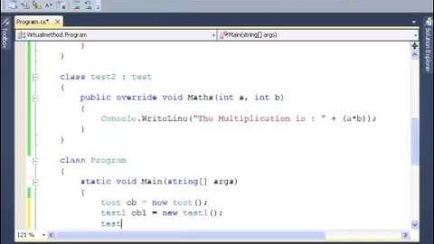 C#: How to Implement Virtual Method - Tutorial 10