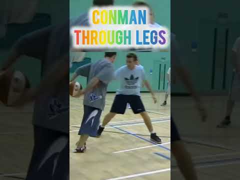 Through legs 🔥💯 #conmanbasketball #sports #basketball #highlights #streetball #nba #nba2k #lebron