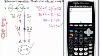 Solve Multi-Step Equations (Spanish version)