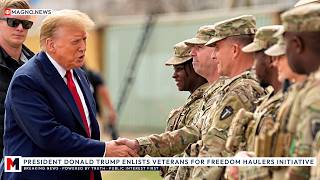 🇺🇸 President Trump Mobilizes Veterans to Crush Illegal Alien Trucking with Freedom Haulers [LIVE]